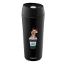 Термокружка Ardesto Coffee Time Reindeer 450мл, нержавіюча сталь, чорний (AR2645RN)