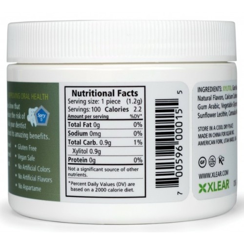 Жувальні гумки з ксилітом Spry натуральні із зеленим чаєм 100 шт. (70059600015)