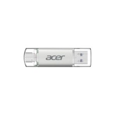 USB флеш накопичувач Acer 64GB UT300 USB-A/Type-C 3.2 Silver (BL.9BWWA.589)