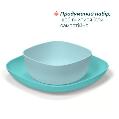 Тарілка дитяча Chicco Dish Set" 12м+ (16002.25)