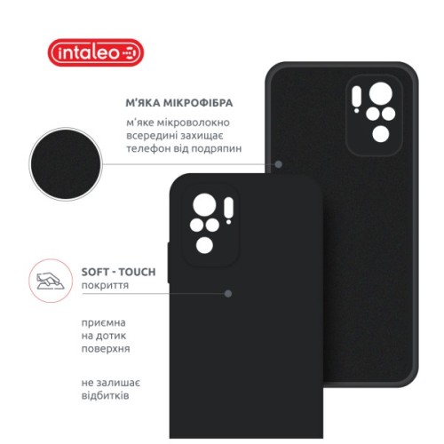 Чохол до мобільного телефона Intaleo SoftShell Xiaomi Redmi Note 10 4G Black (1283126619700)