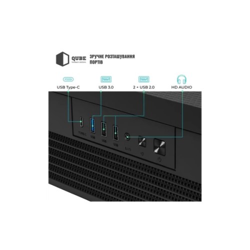 Корпус для ПК Qube FORT_GBNU3