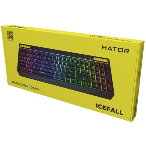 Клавіатура Hator Icefall USB Black (HTK402UA)