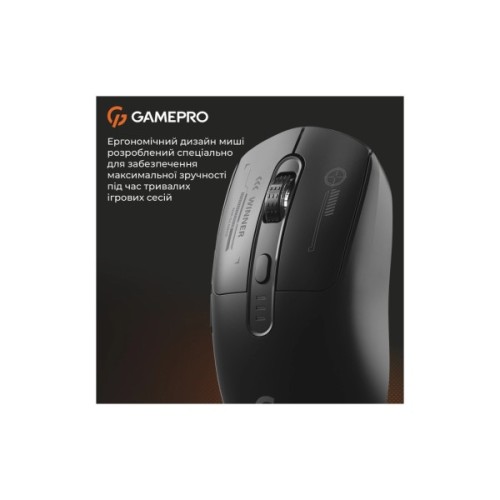 Мишка GamePro Genesis Winner Wireless/Bluetooth/USB Black (GM079B)