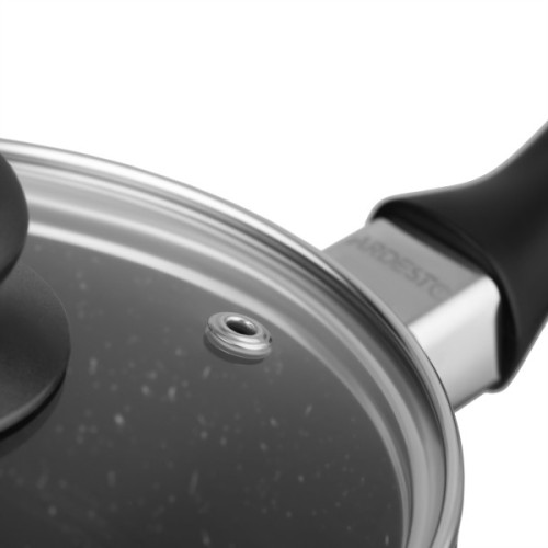 Ківш Ardesto Gemini Anzio, 1.4л, алюміній, чорний (AR2412GES)