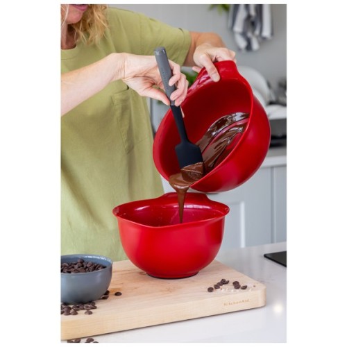 Лопатка кухонна KitchenAid Coreline силіконова, 34 см, сірий (KAS030OHCGG)