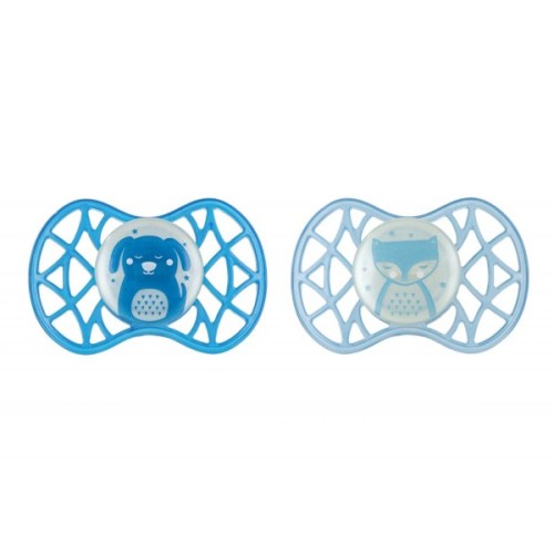 Пустушка Nuvita Air55 Explore 6m+ симетрична (світиться в темряві) (NV7087GM)