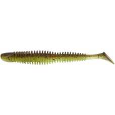 Силікон рибальський Reins Bubbling Shad 4" B08 Green Pumpkin Chart Melon (6 шт/уп.) (1552.08.44)