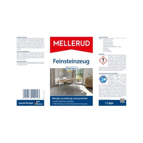 Засіб для миття підлоги Mellerud Для чищення керамограніту та керамічної плитки 1 л (4004666000943)