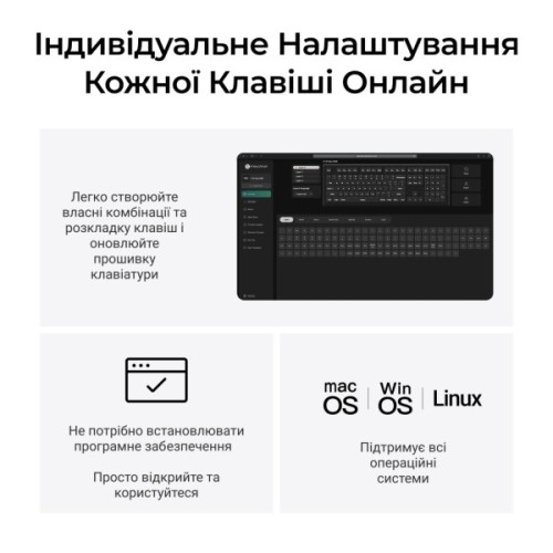 Клавіатура Keychron K10 Max Keychron Super Banana Switch RGB UA Black (K10M-H4-UA)