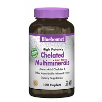 Вітамінно-мінеральний комплекс Bluebonnet Nutrition Взаємодіючі Мінерали без Заліза, Albion, 120 капсул (BLB-00208)