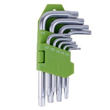 Ключ Alloid вигнутий TORX, 9шт. (HT-0912)
