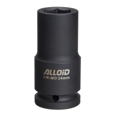 Торцева головка Alloid ударна, глибока, 3/4", 24мм (GUG-71124)