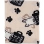 Плед Ardesto Fleece 100% поліестер, песики, бежевий 130х160 см (ART0723PB)