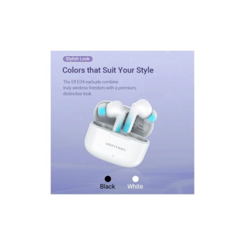 Навушники Vention Elf Earbuds E04 White (NBIW0)