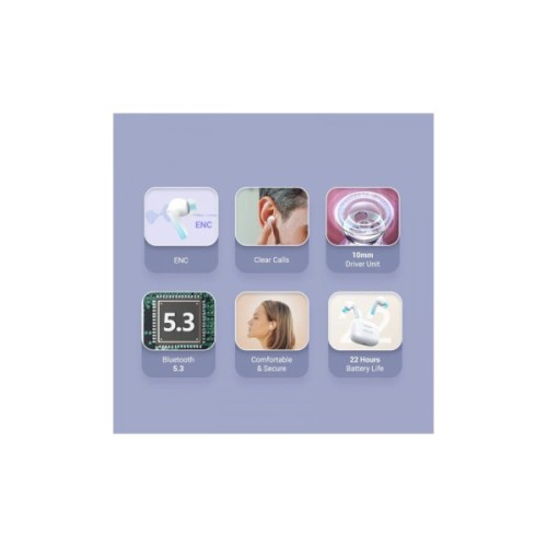 Навушники Vention Elf Earbuds E04 White (NBIW0)