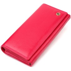 Гаманець Boston З натуральної шкіри Рожевий (19422)