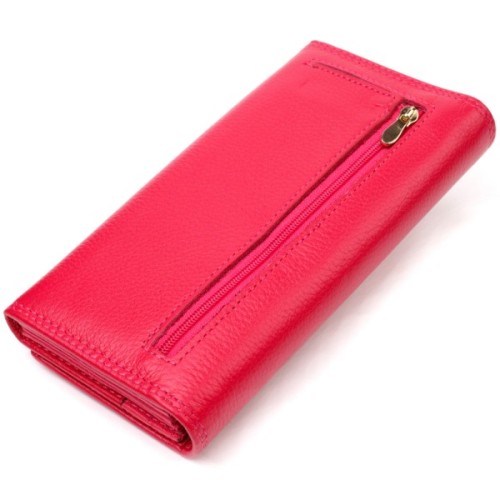 Гаманець Boston З натуральної шкіри Рожевий (19422)