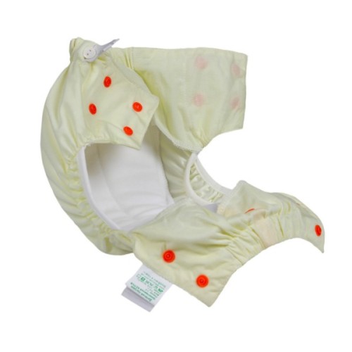 Підгузки Еко Пупс Active Premium багаторазовий 5-9 кг Abso Maxi Жовтий (ТП3ВК4-2ж)