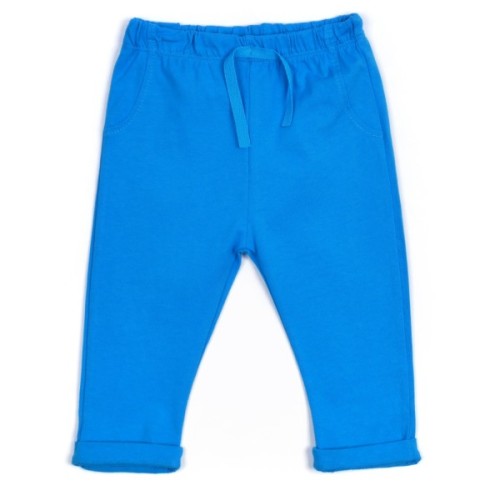 Набір дитячого одягу Miniworld зі слинявчиком (14342-80B-blue)