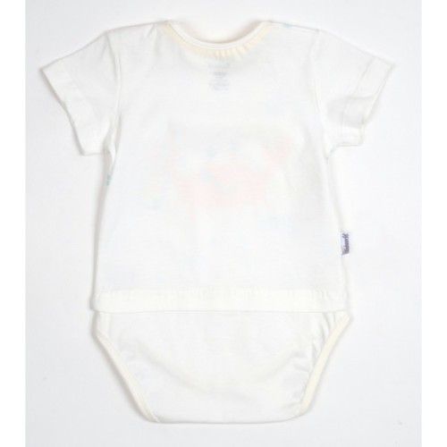 Набір дитячого одягу Miniworld зі слинявчиком (14342-80B-blue)