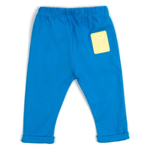 Набір дитячого одягу Miniworld зі слинявчиком (14342-80B-blue)