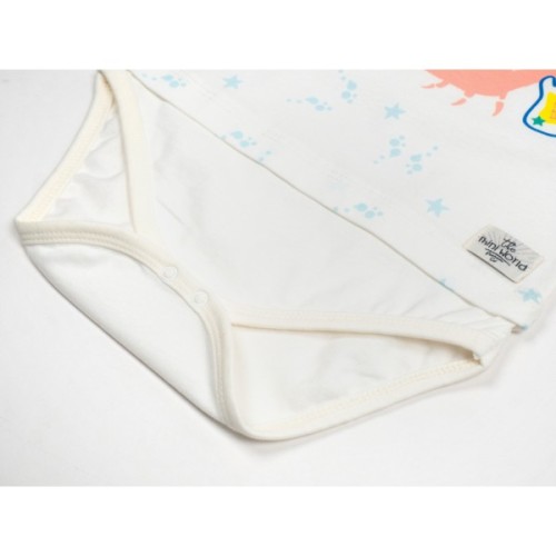 Набір дитячого одягу Miniworld зі слинявчиком (14342-80B-blue)