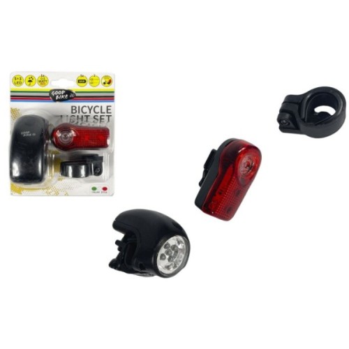 Комплект велофар Good Bike Twins 2 режима 5+3 LED (92306-IS)