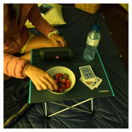 Туристичний стіл Naturehike NH19Z008-Z, алюміній, Розмір S, чорний (6927595737309)