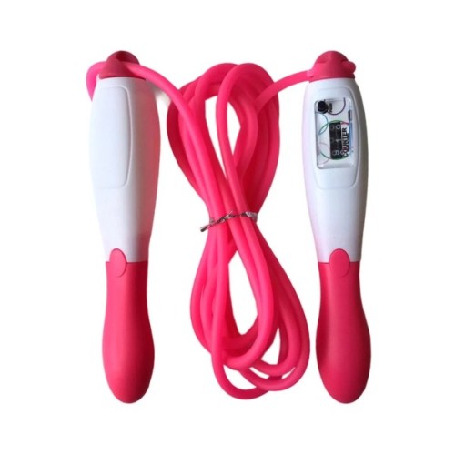 Скакалка X-TREME з лічильником довжина 260 см рожева (117229)