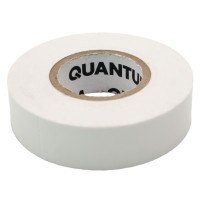 Ізоляційна стрічка Quantum white shinny 18мм/20м (QM-EIT130WS-18/20)