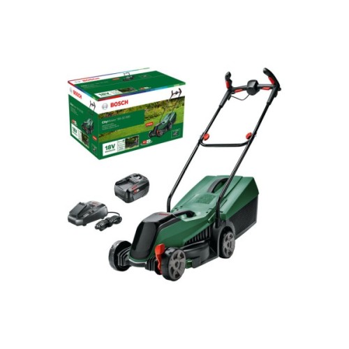 Газонокосарка Bosch CityMower 18V-32-300 18V, 4Ah, 34см, 31л, 30-60мм 9.4кг (0.600.8B9.A07)