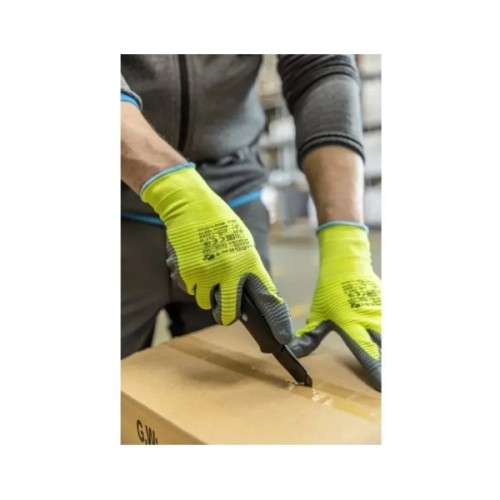 Захисні рукавиці Hoegert VECHTE HT5K760-11 гофровані з нітриловим покриттям зелені, 11 (HT5K760-11)