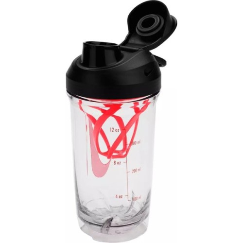 Пляшка для води Nike TR RECHARGE SHAKER BOTTLE 16 OZ N.101.2242.912.16 чорний, червоний 473 мл (887791793195)