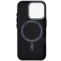 Чохол до мобільного телефона Armorstandart LikeCarbon2 MagCase Apple iPhone 15 Pro Kevlar Black (ARM88589)
