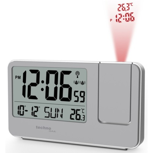 Настільний годинник Technoline WT534 проекційний Grey (DAS302336)