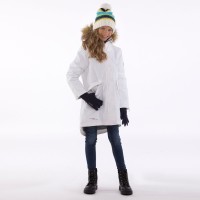 Пальто дитяче Huppa VIVIAN 12490020 білий 00020 122 (4741468687476)