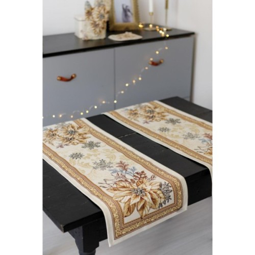 Доріжка на стіл Прованс гобеленова Золоте свято 40х140 см (036307)