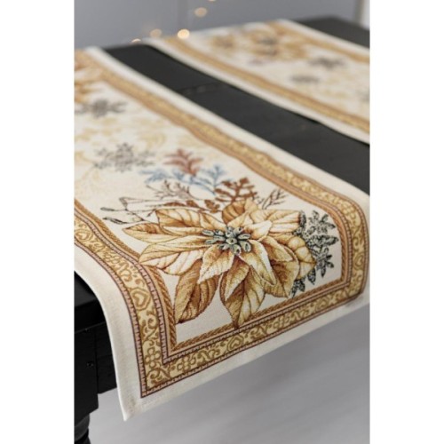 Доріжка на стіл Прованс гобеленова Золоте свято 40х140 см (036307)