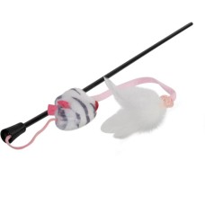 Іграшка для котів GiGwi Teaser Дражнилка з мишкою зі звуковим ефектом 51 см (75111)