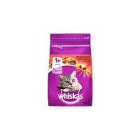 Сухий корм для кішок Whiskas з яловичиною 300 г (5998749144114/5900951014031)