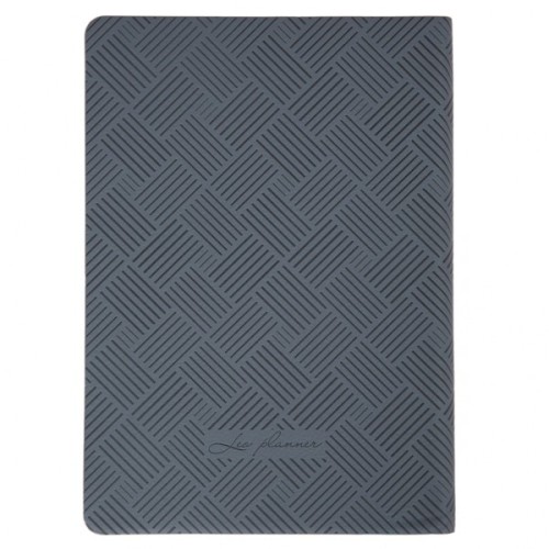 Тижневик Leo planner А5 датований 2026 "Urban", м‘який, сірий, 368 сторінок (252692)