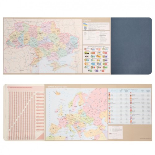 Тижневик Leo planner А5 датований 2026 "Urban", м‘який, сірий, 368 сторінок (252692)