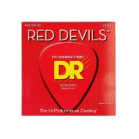 Струни для гітари DR Strings RED DEVILS Acoustic - Light (12-54) (RDA-12)