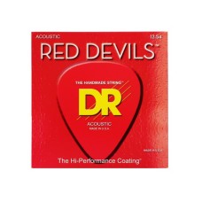 Струни для гітари DR Strings RED DEVILS Acoustic - Light (12-54) (RDA-12)