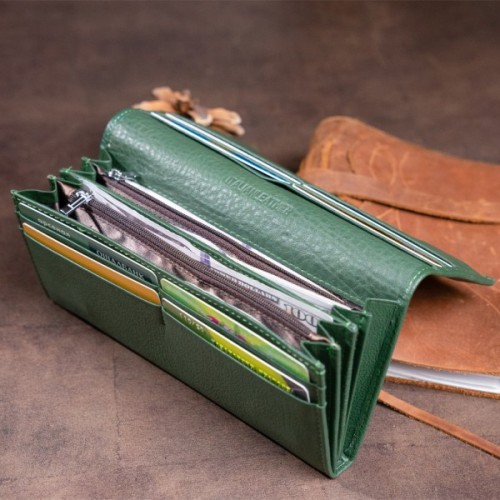 Гаманець ST Leather Зелений (19240)