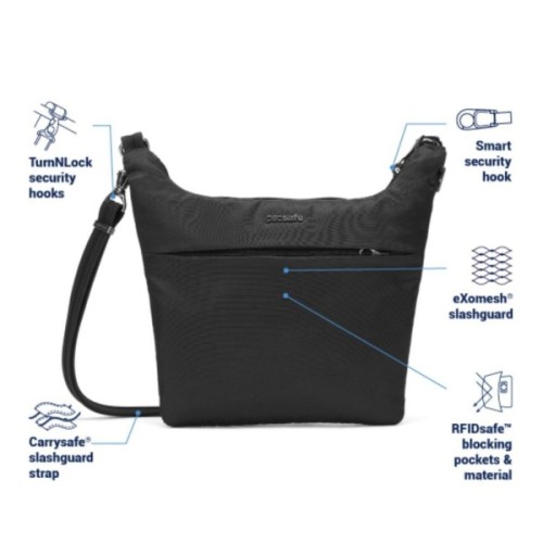 Сумка Pacsafe Cruise on the go Crossbody Чорна (20705100)