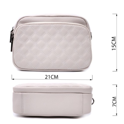 Сумка Vintage З натуральної шкіри Біла (22633)