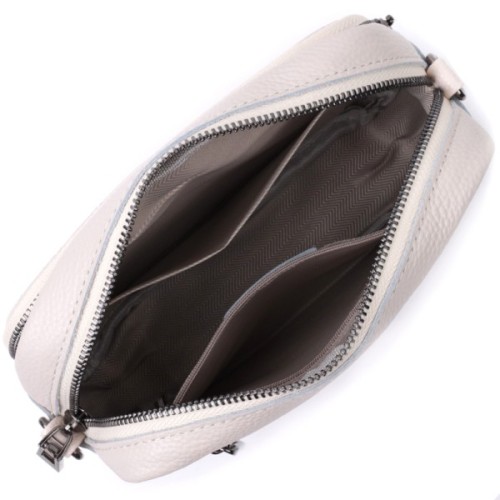 Сумка Vintage З натуральної шкіри Біла (22633)