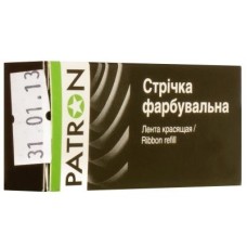 Стрічка до принтерів Patron 13мм х 7м Black (к) (PN-12.7-7SB)